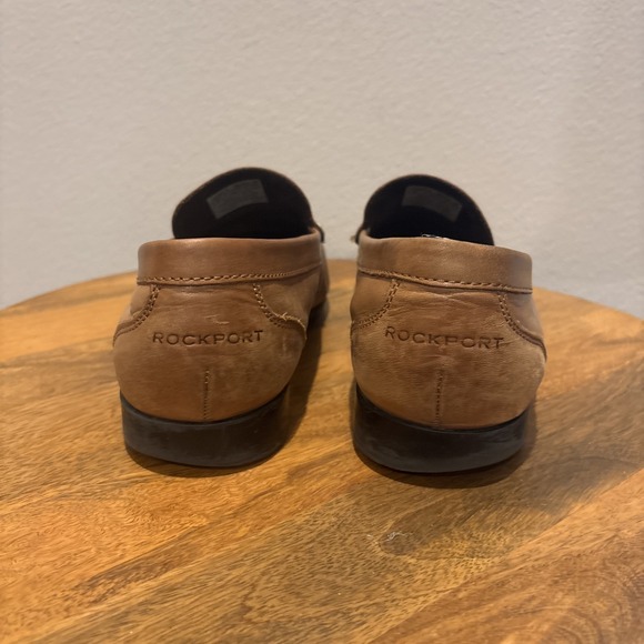 Rockport Walkability Driving Loafers Mens Brown Leather‎ Size 12W main image 10